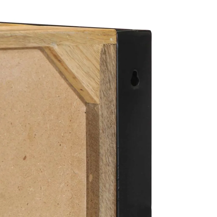 Tables de chevet 2 pcs 40x35x40 cm bois de manguier massif brut - 12