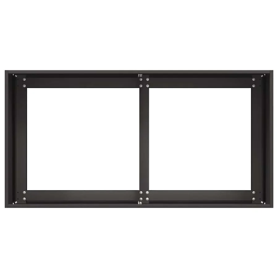 Jardinière noir 80x40x40 cm acier laminé à froid - 5