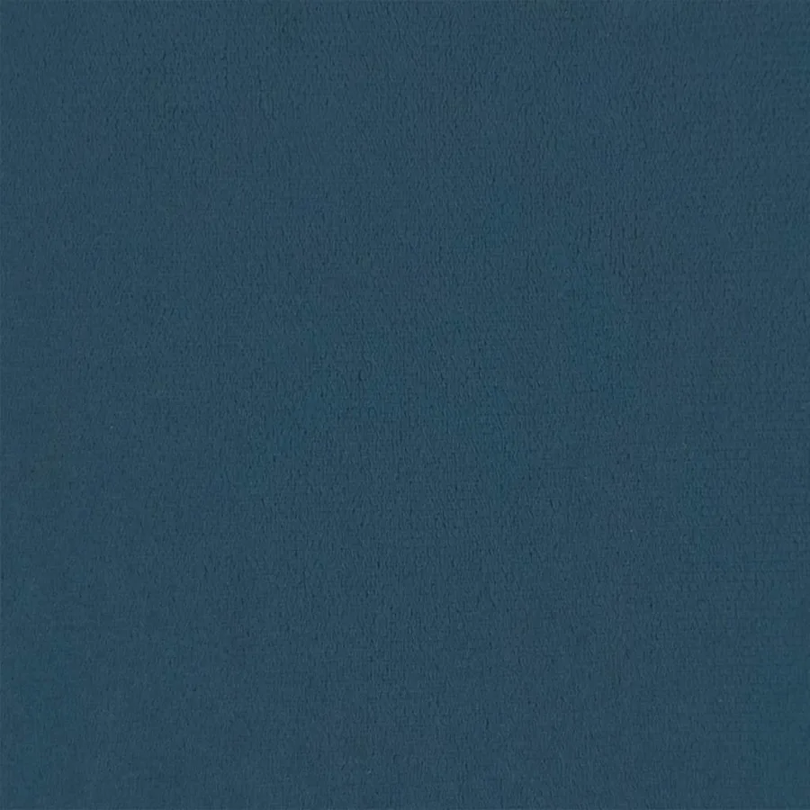 Chaise à bascule avec repose-pied bleu velours - 10