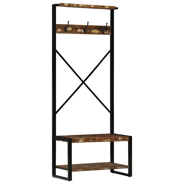 Porte-vêtements multicolore 80x40x190 cm