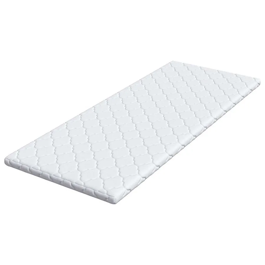 Surmatelas en Coco Blanc 80 x 200 cm Tissu jacquard - 4