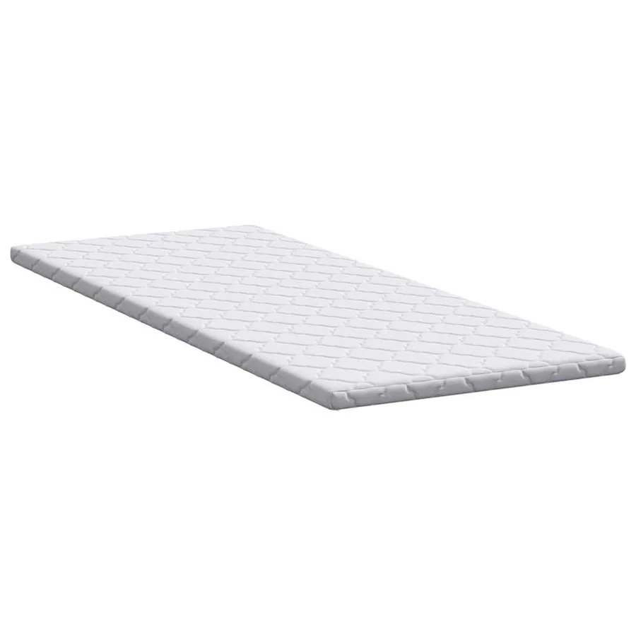 Surmatelas en Coco Blanc 80 x 200 cm Tissu jacquard - 5