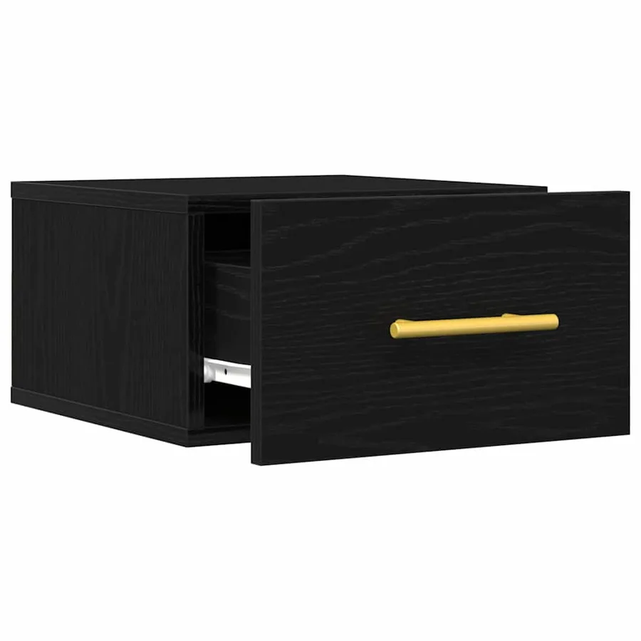 Cabinet de chevet Chêne noir 35 x 35 x 20 cm Bois d'ingénierie - 5