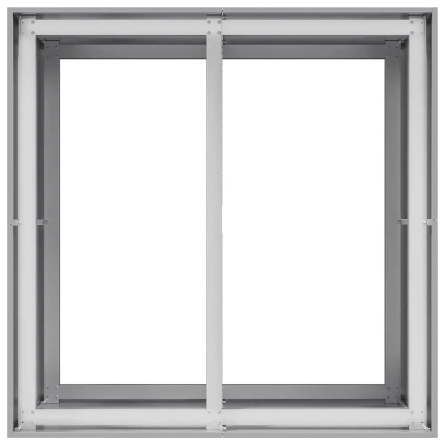Jardinière 80x80x80 cm acier galvanisé - 5