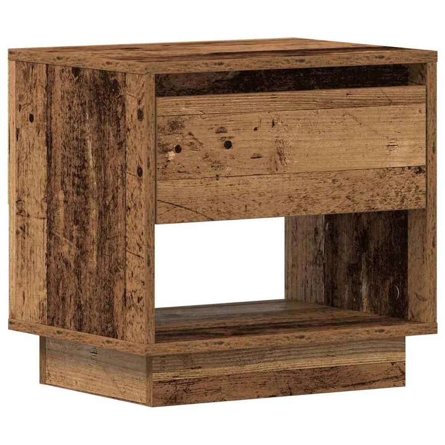 Table de nuit Bois ancien 45 x 34 x 44 cm Bois d'ingénierie - 2