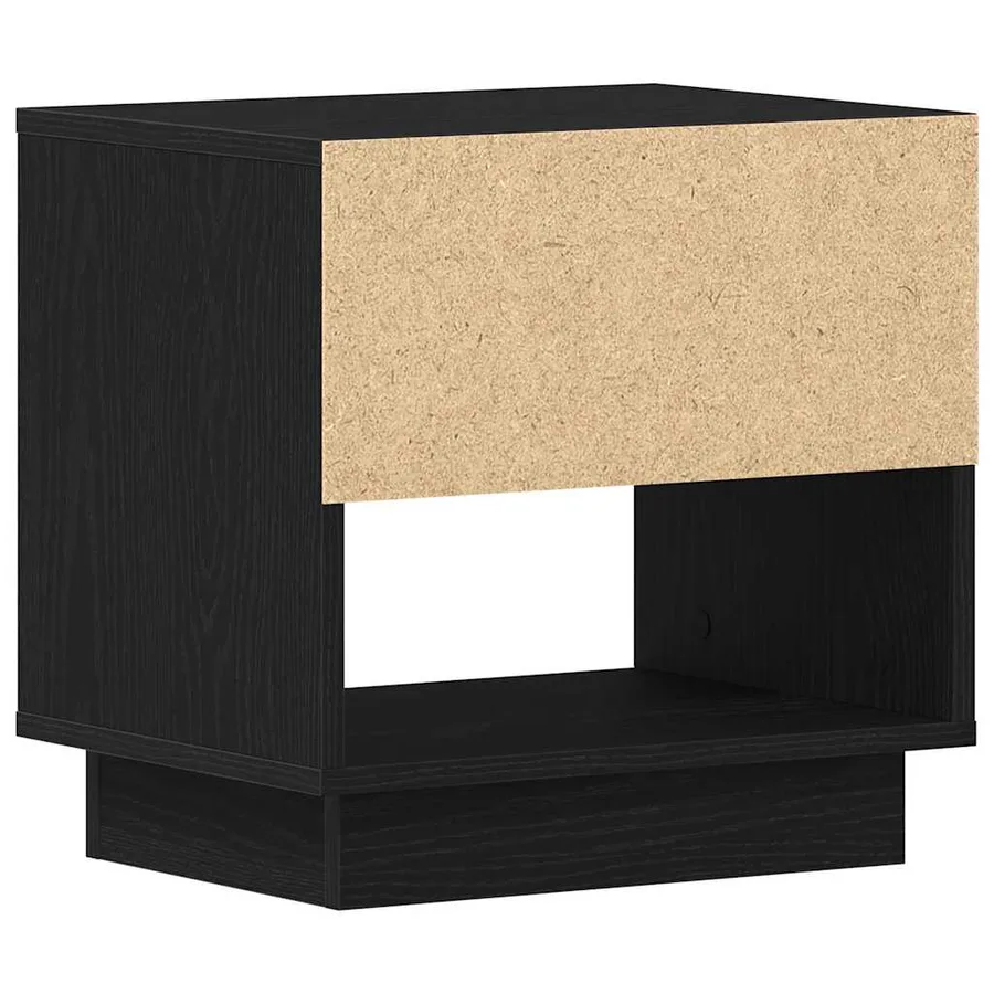 Table de nuit avec tiroir 2 pcs Chêne noir 45 x 34 x 44 cm - 9