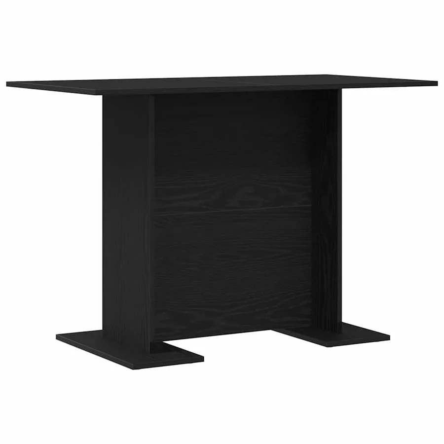 Table de salle à manger Chêne noir 110 x 60 x 75 cm - 7