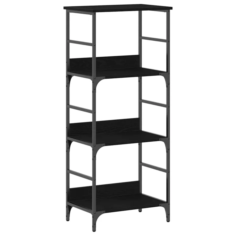 Étagère Chêne noir 50 x 33 x 117,5 cm Bois d'ingénierie - 2