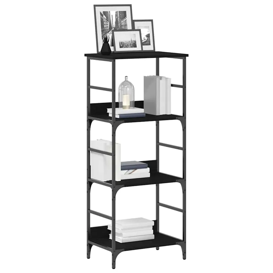 Étagère Chêne noir 50 x 33 x 117,5 cm Bois d'ingénierie - 3