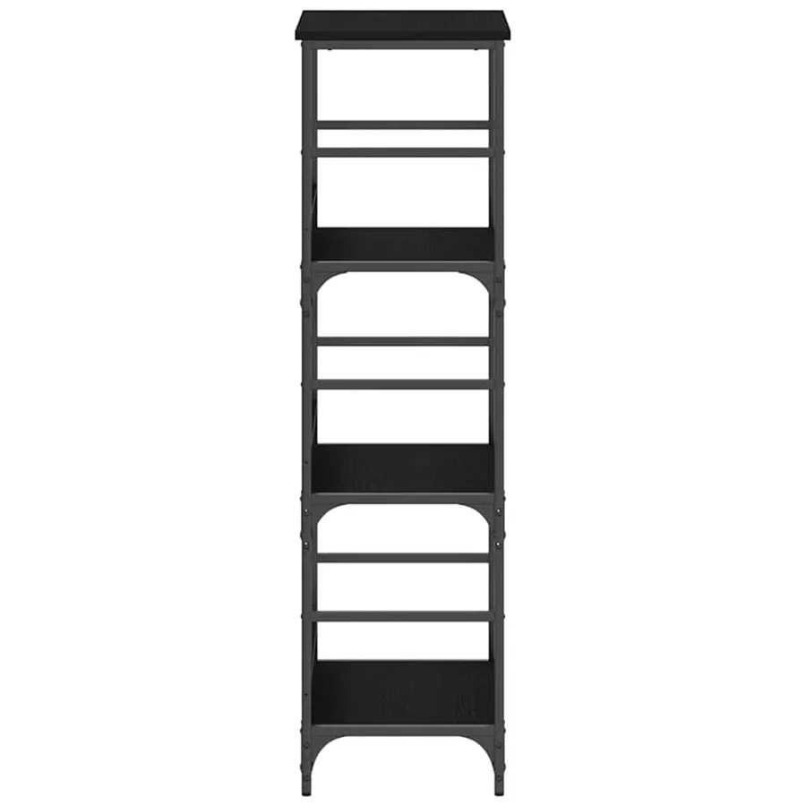 Étagère Chêne noir 50 x 33 x 117,5 cm Bois d'ingénierie - 6