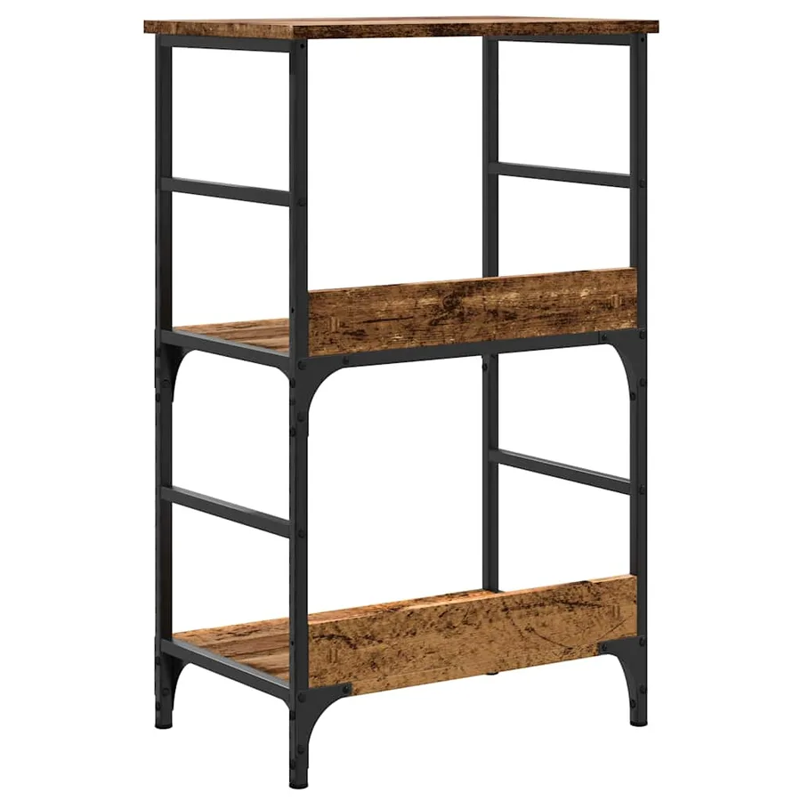 Bibliothèque vieux bois 50x33x82 cm bois d'ingénierie - 6