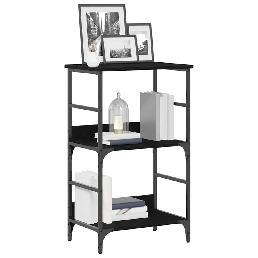 Étagère Chêne noir 50 x 33 x 82 cm Bois d'ingénierie - 3