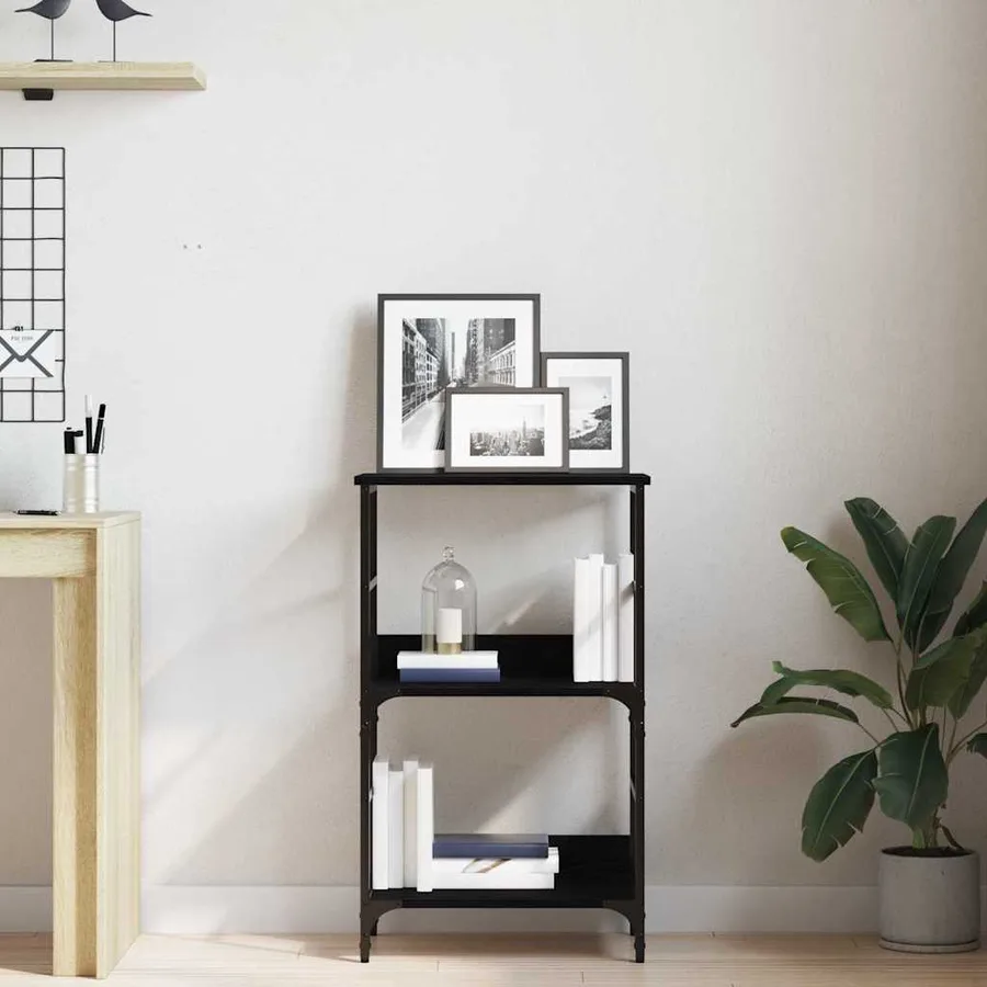 Étagère Chêne noir 50 x 33 x 82 cm Bois d'ingénierie - 4