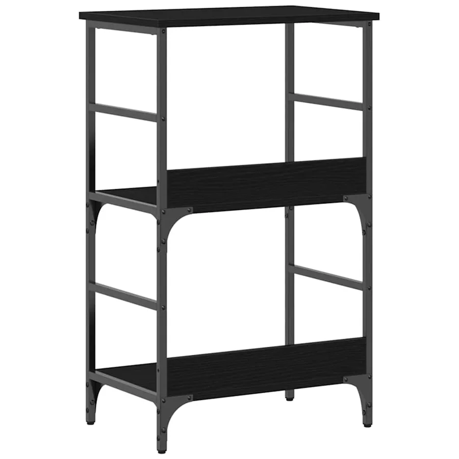 Étagère Chêne noir 50 x 33 x 82 cm Bois d'ingénierie - 7