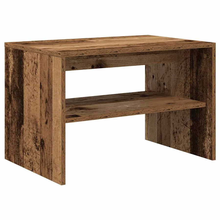 Meuble TV vieux bois 60x40x40 cm bois d'ingénierie - 2