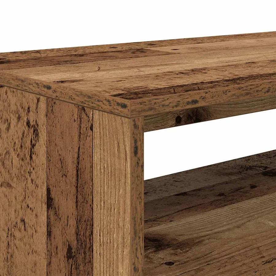 Meuble TV vieux bois 60x40x40 cm bois d'ingénierie - 8