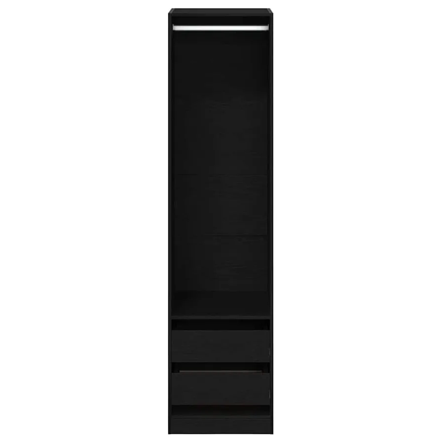 Armoire Chêne noir 50 x 50 x 200 cm Bois d'ingénierie - 7