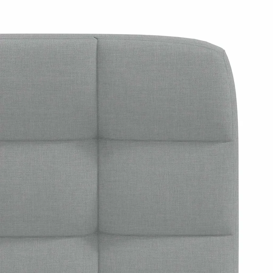 Chaises à manger lot de 2 gris clair tissu - 7