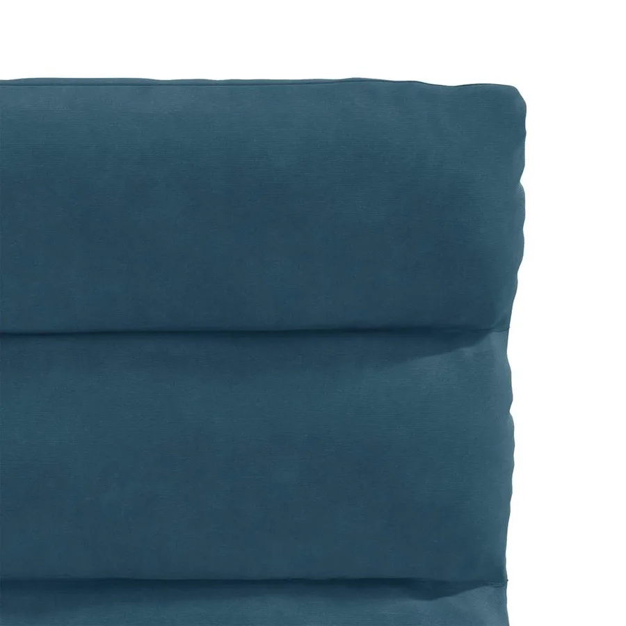 Chaises à manger lot de 2 Bleu Velours - 7