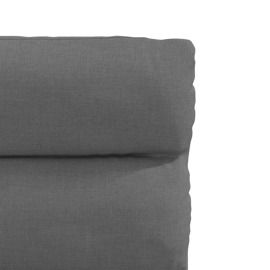 Chaises à manger lot de 6 gris foncé tissu - 7