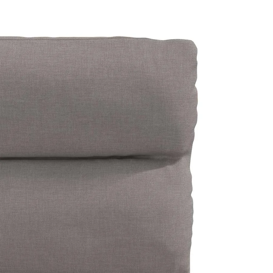 Chaises à manger lot de 2 taupe tissu - 7