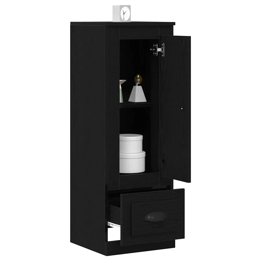 Haut Armoire Chêne noir 36 x 35,5 x 103,5 cm Bois d'ingénierie - 3