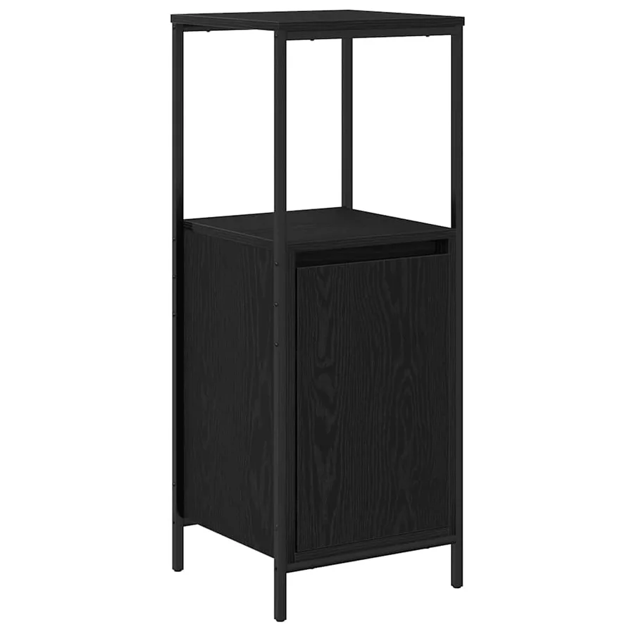 Ensemble de mobilier de salle de bain 3 pcs Chêne noir - 5