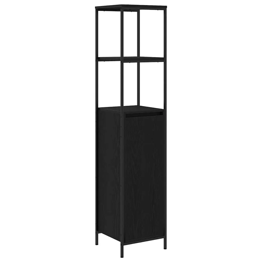 Ensemble de mobilier de salle de bain 3 pcs Chêne noir - 7