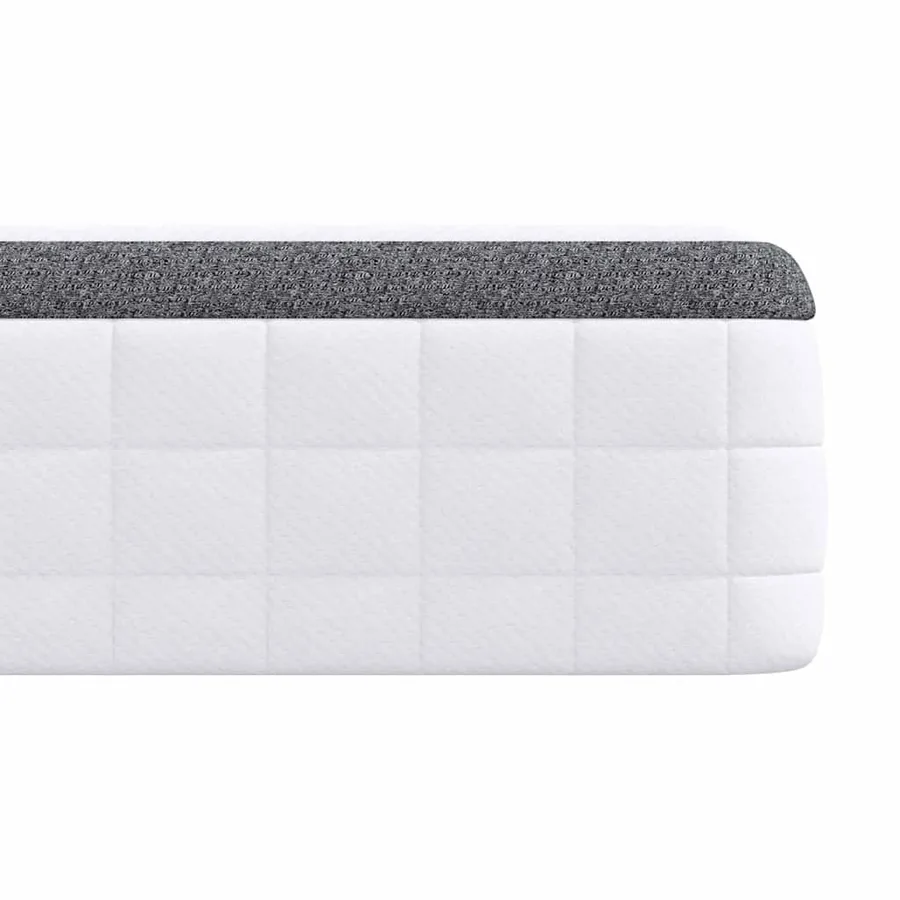 Matelas 2 pcs Blanc et Gris 60 x 200 cm Printemps Bonell - 6
