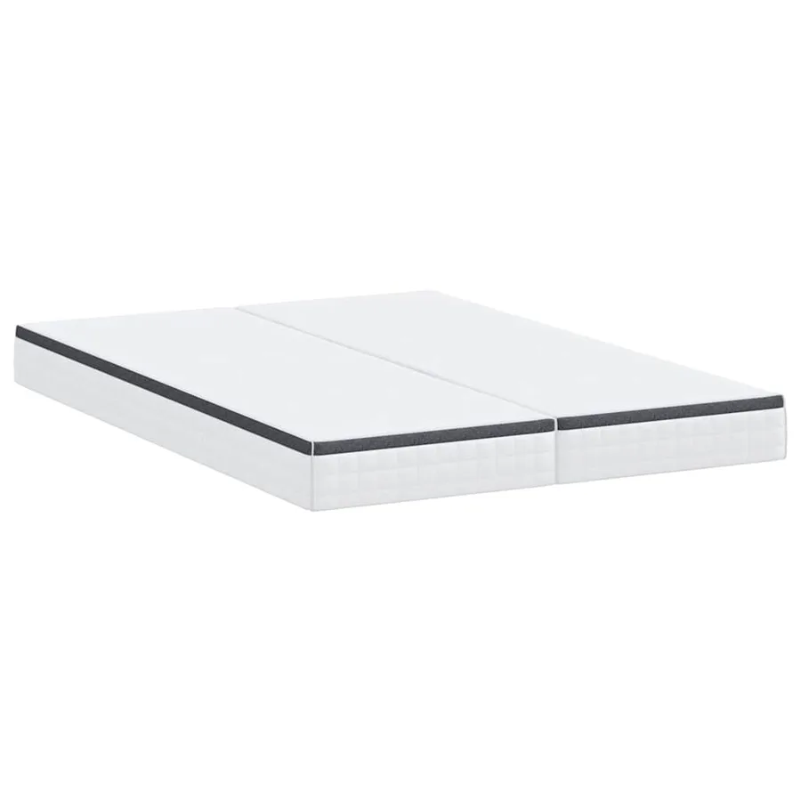 Matelas 2 pcs Blanc et Gris 70 x 200 cm Printemps Bonell - 6
