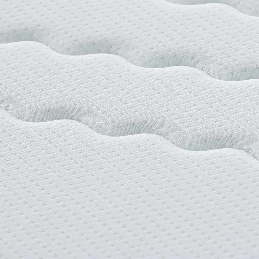 Matelas 2 pcs Blanc et Gris 70 x 200 cm Printemps Bonell - 8