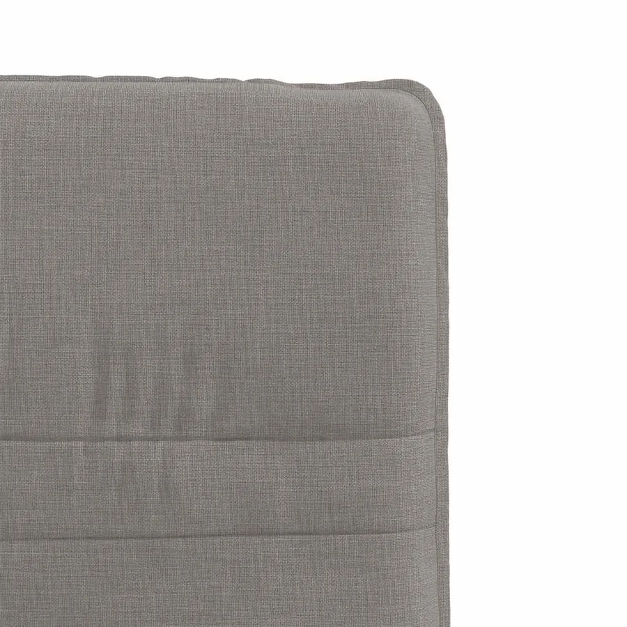 Chaises à manger lot de 4 taupe tissu - 7