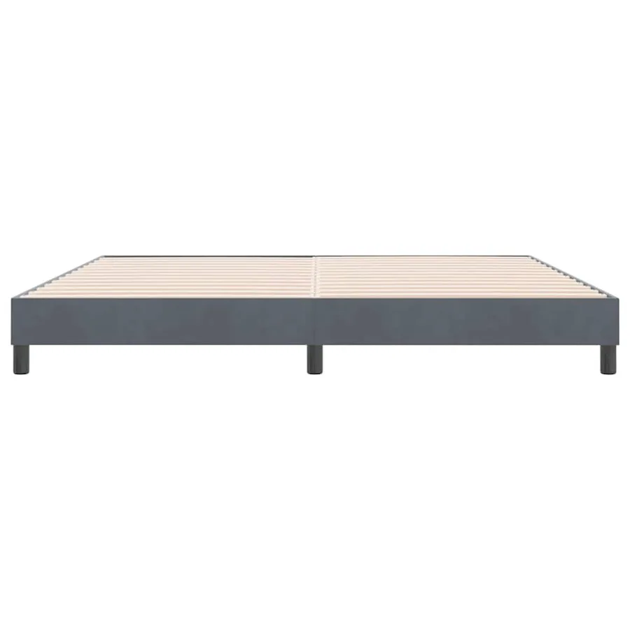 Sommier à lattes de lit sans matelas gris foncé 180x220 cm - 5