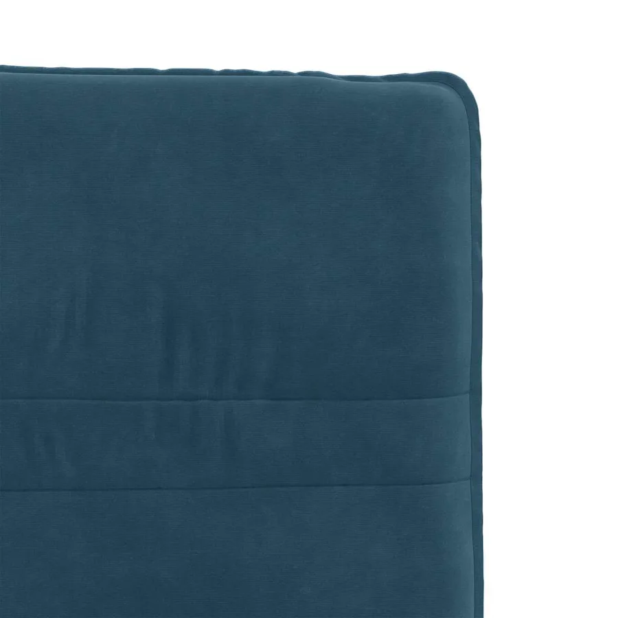 Chaises à manger lot de 6 bleu velours - 7