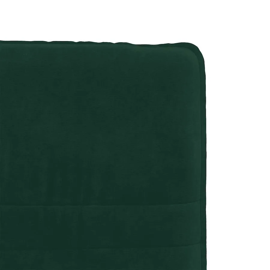 Chaises à manger lot de 4 Vert foncé Velours - 8