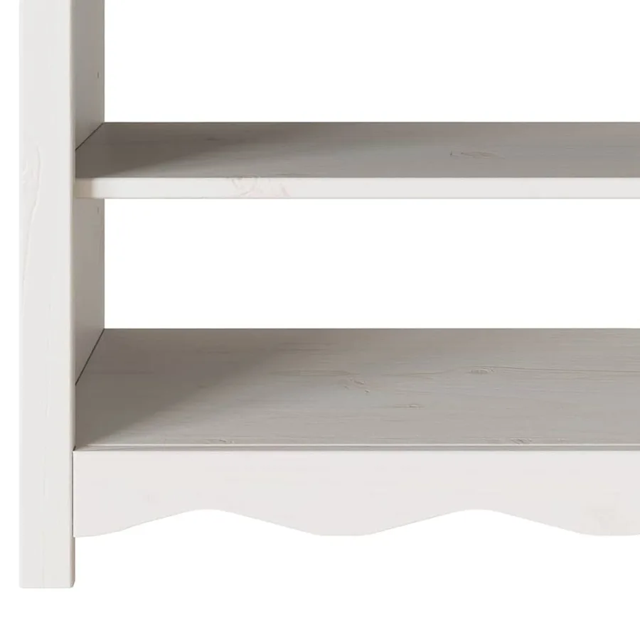 Table console avec tiroir Drammen Blanc 89,5 x 37 x 73 cm - 8
