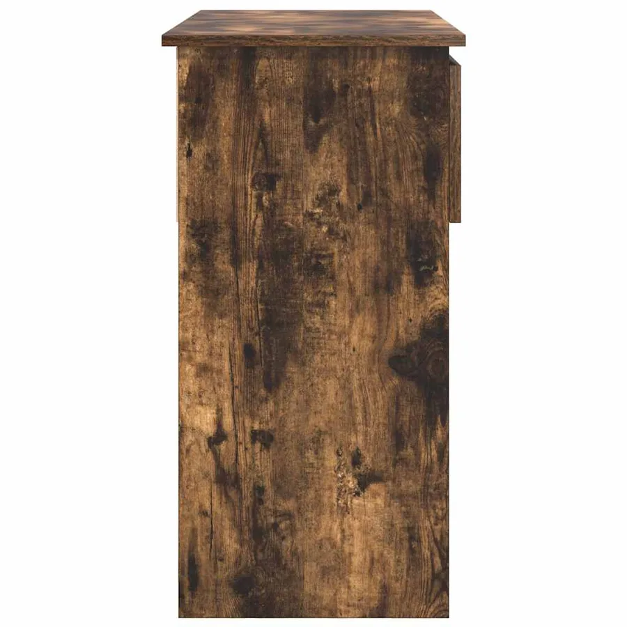 Table console avec tiroirs chêne fumé 85,5x38,5x74,5 cm - 7
