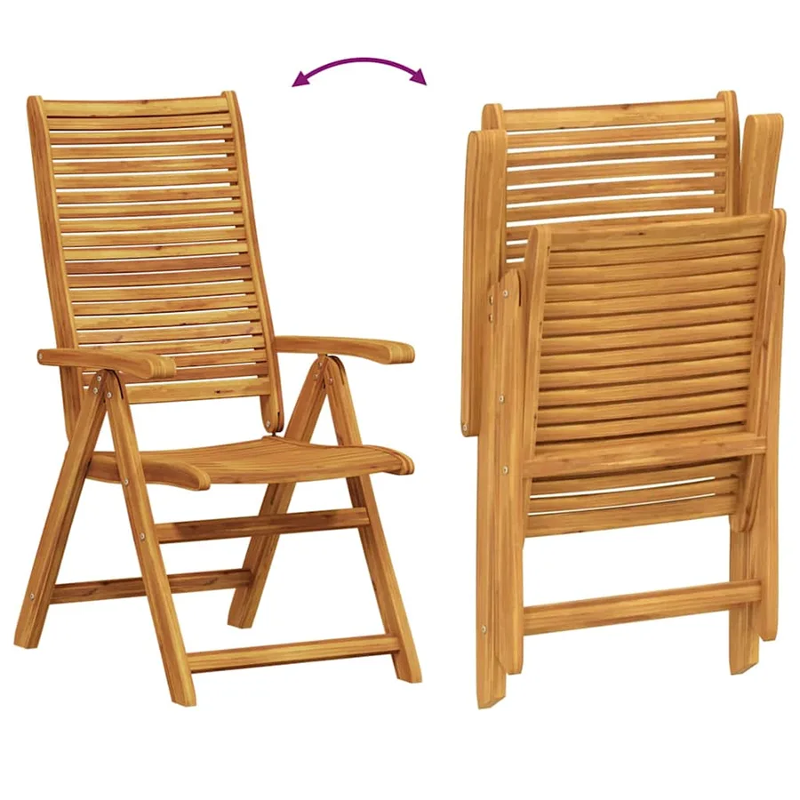 Ensemble de salle à manger pour jardin 3 pcs Marron - 12