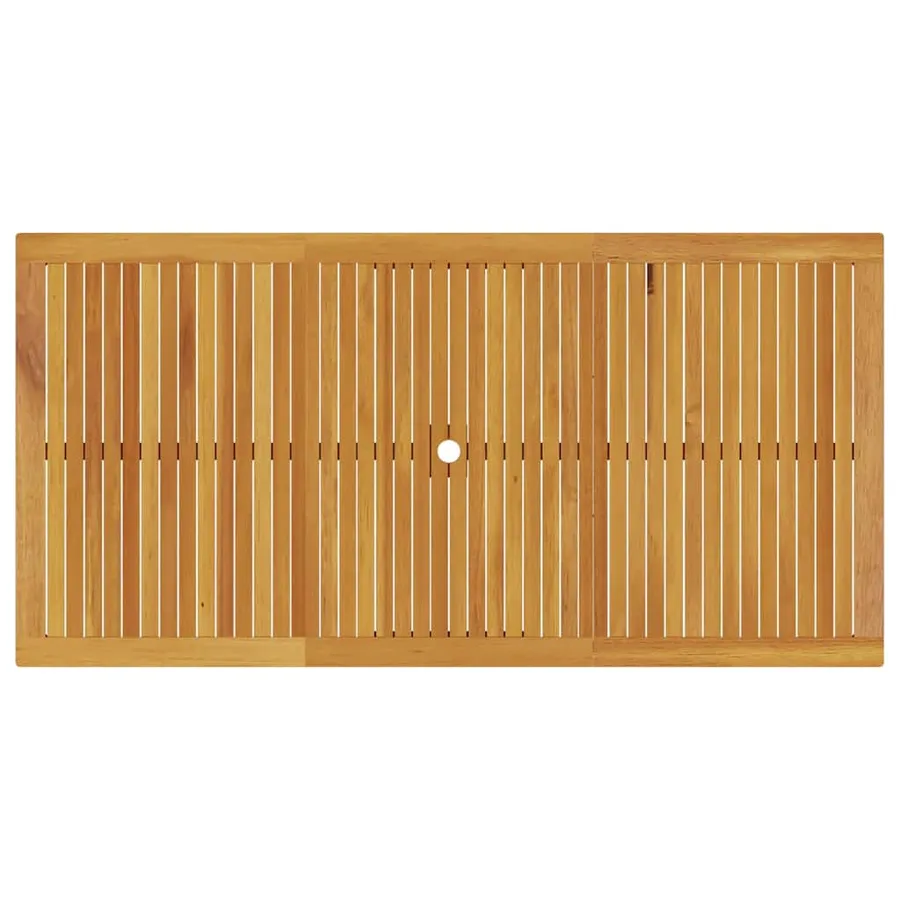 Ensemble de salle à manger pour jardin 7 pcs Marron - 8