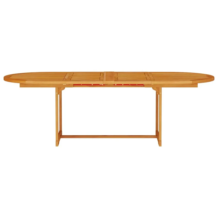 Ensemble de salle à manger pour jardin 9 pcs Marron - 9