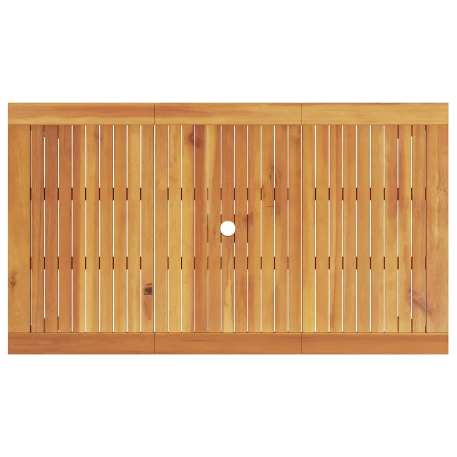 Ensemble de salle à manger pour jardin 7 pcs Marron - 10