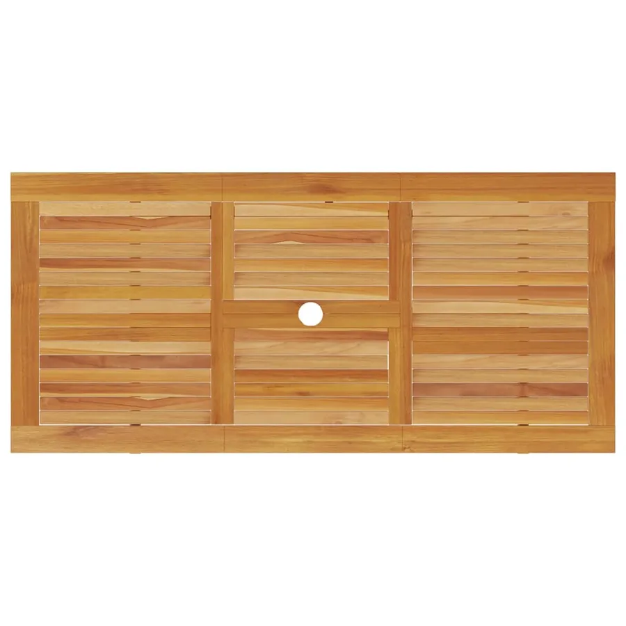 Ensemble de salle à manger pour jardin 7 pcs Marron - 8