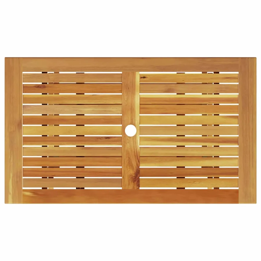 Ensemble de salle à manger pour jardin 5 pcs Marron - 9