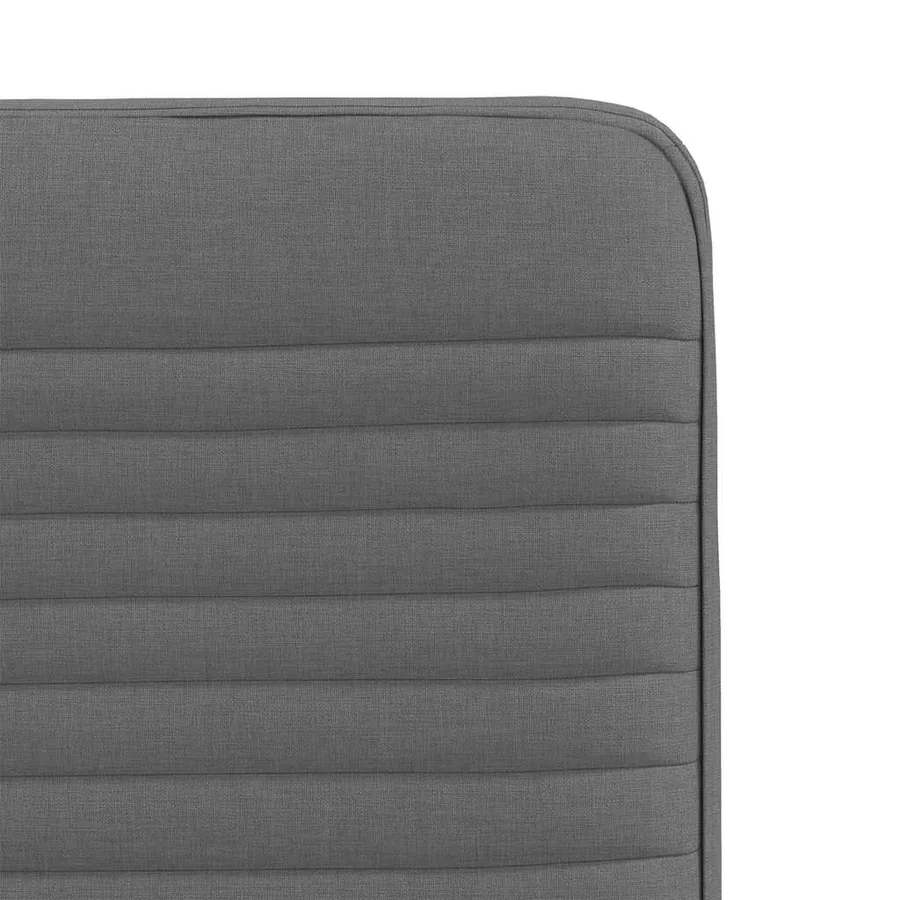 Chaises à manger lot de 6 gris foncé tissu - 7