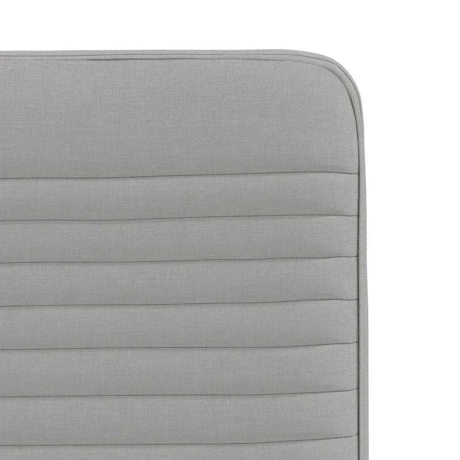 Chaises à manger lot de 4 gris nuage tissu - 7