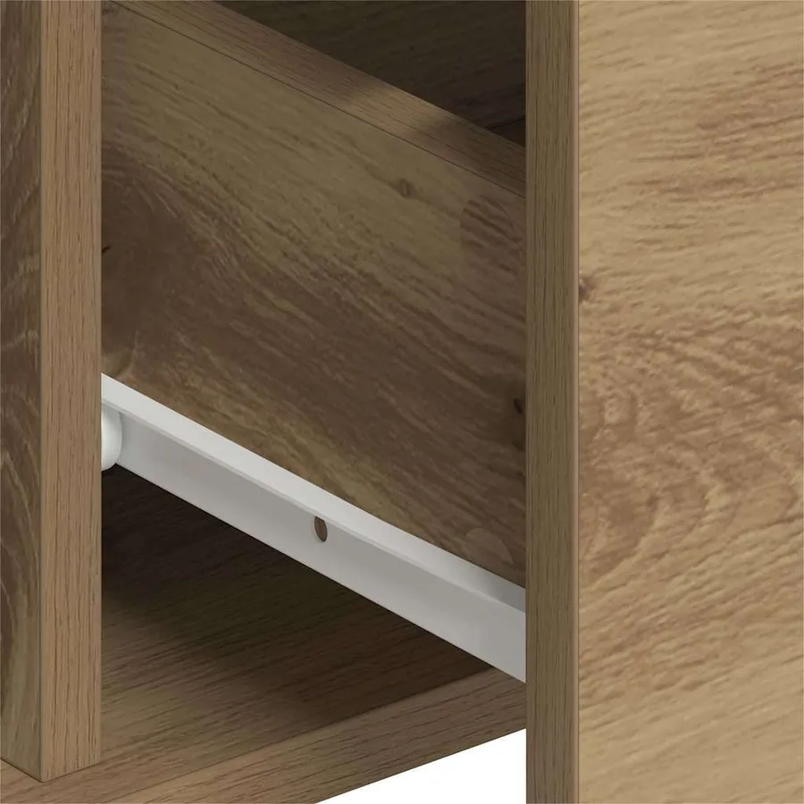 Buffet 2 pcs Chêne artisanal 60 x 31 x 84 cm Bois d'ingénierie - 8
