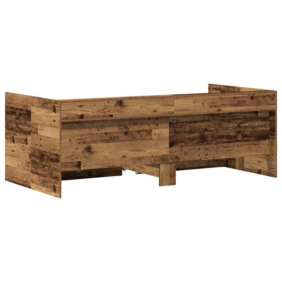 Lit d'appoint Bois Ancien 90 x 190 cm Bois d'ingénierie - 6