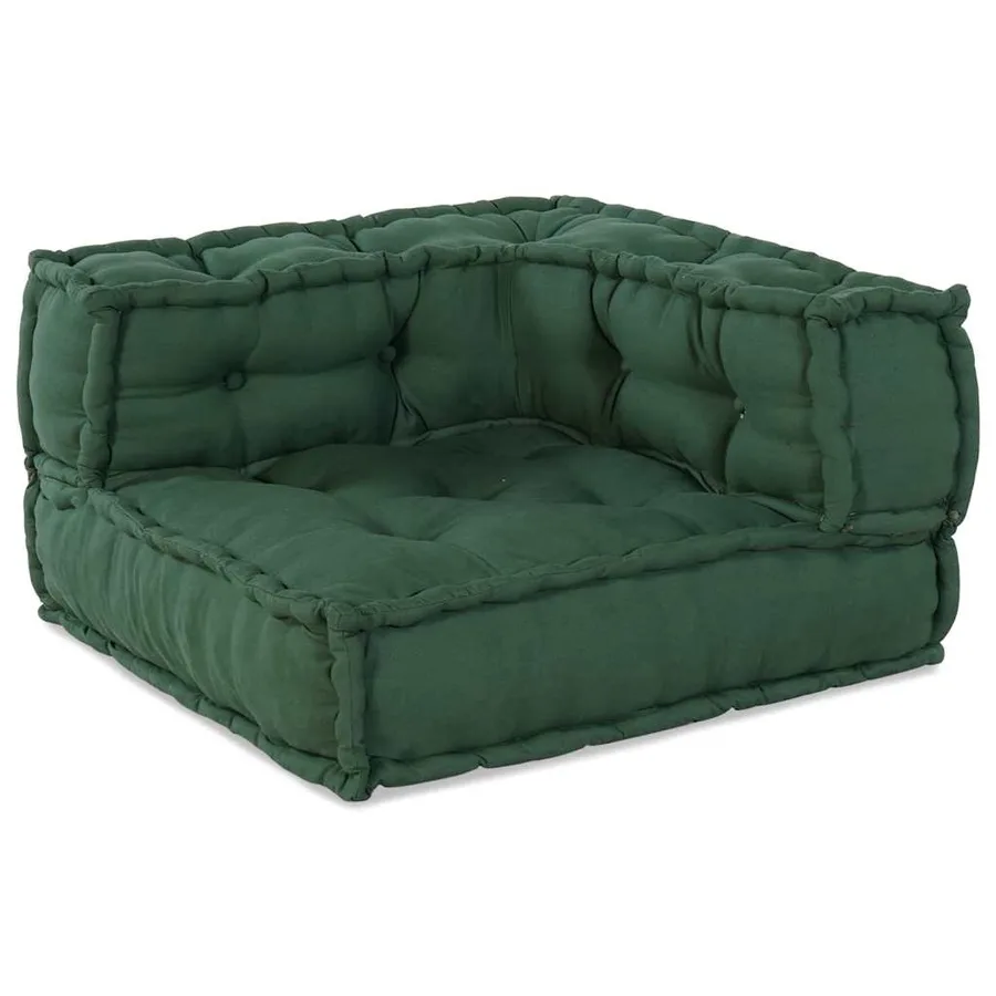 Canapé modulaire vert 70x70x54 tissu - 8
