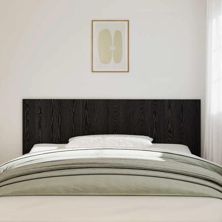 Tête de lit Chêne noir 160 x 1,5 x 80,5 cm Bois d'ingénierie - 3