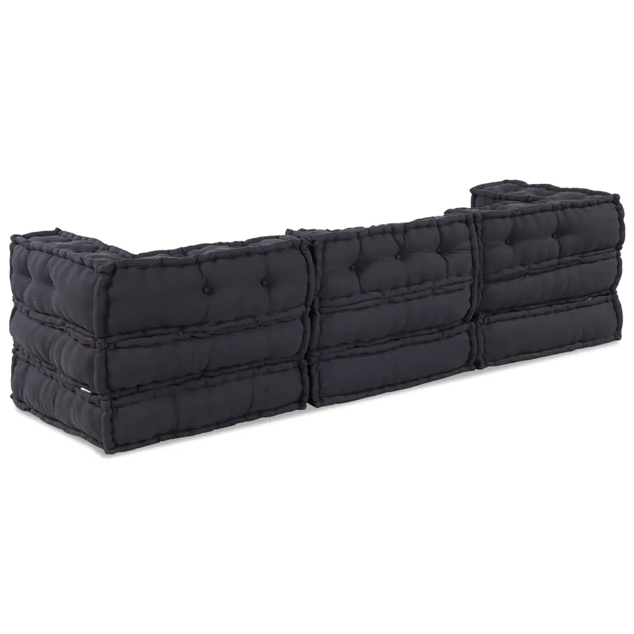 Unité de canapé modulaire 3 pcs Anthracite Tissu - 8